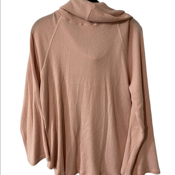 MAEVE ANTHRO Soft Pink Knit Cowl Neck Sweater Medium - Picture 6 of 7